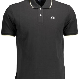 La Martina - Green Cotton Men Polo Shirt