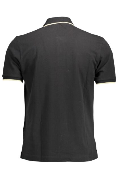 La Martina - Black Cotton Men Polo Shirt