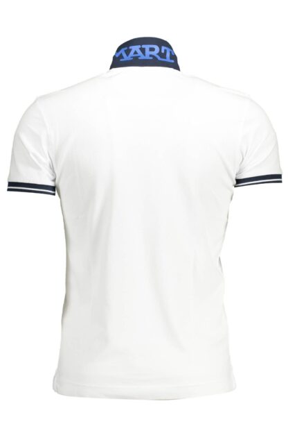 La Martina - White Cotton Men Polo Shirt