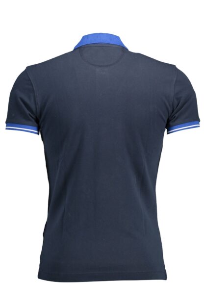 La Martina - Blue Cotton Men Polo Shirt