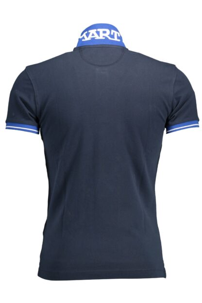 La Martina - Blue Cotton Men Polo Shirt