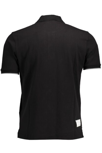 La Martina - Black Cotton Men Polo Shirt