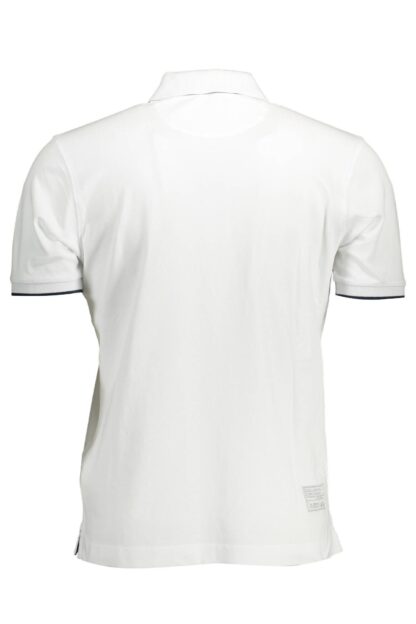 La Martina - White Cotton Men Polo Shirt