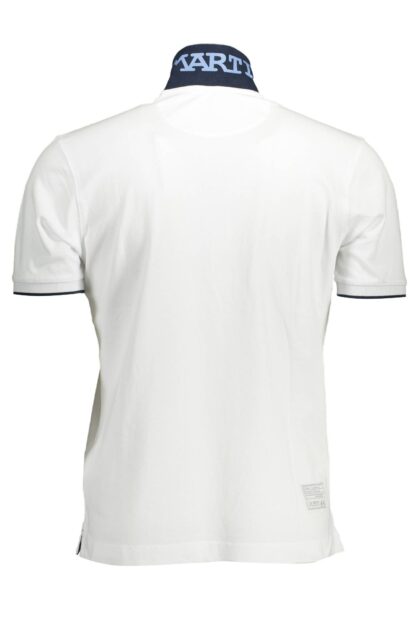 La Martina - White Cotton Men Polo Shirt