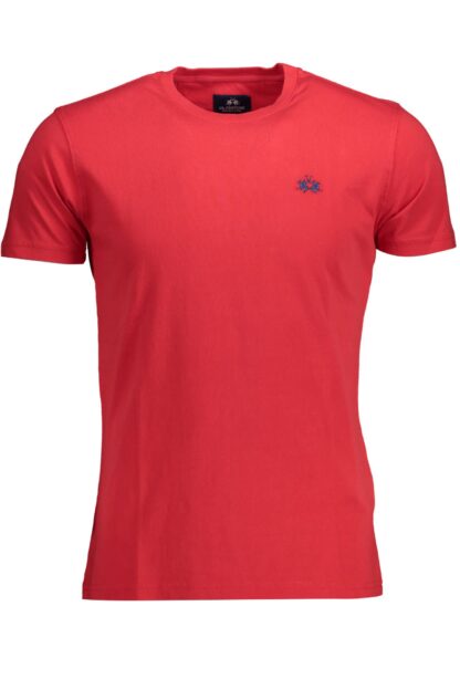 La Martina - Red Cotton Men T-Shirt