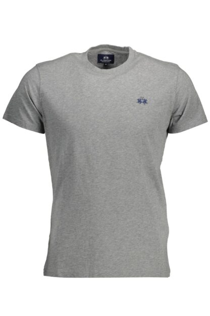 La Martina - Gray Cotton Men T-Shirt