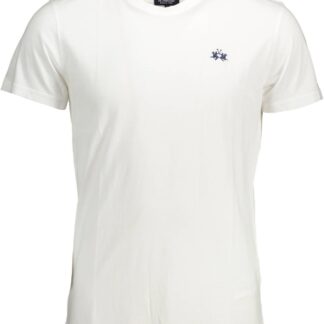 La Martina - White Cotton Men T-Shirt