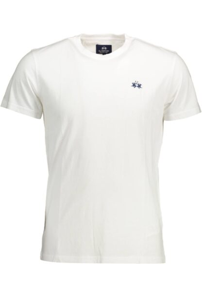 La Martina - White Cotton Men T-Shirt