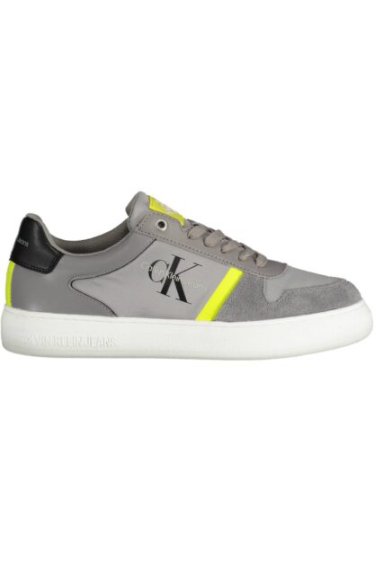 Calvin Klein - Gray Polyester Men Sneaker