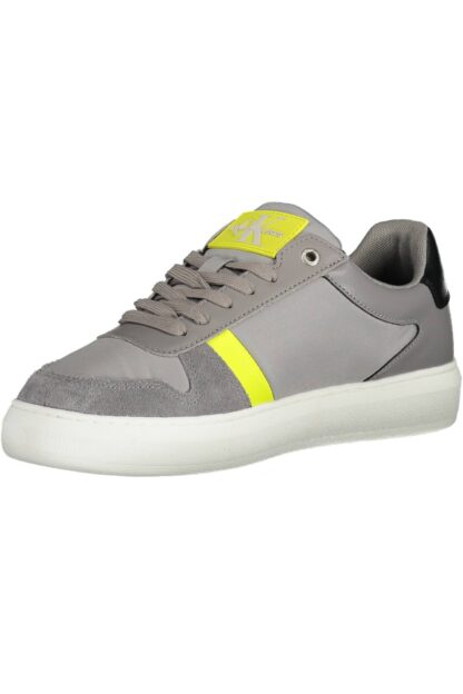 Calvin Klein - Gray Polyester Men Sneaker