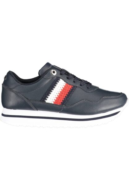 Tommy Hilfiger - Blue Leather Women Sneaker