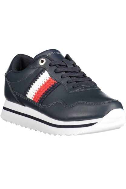 Tommy Hilfiger - Blue Leather Women Sneaker