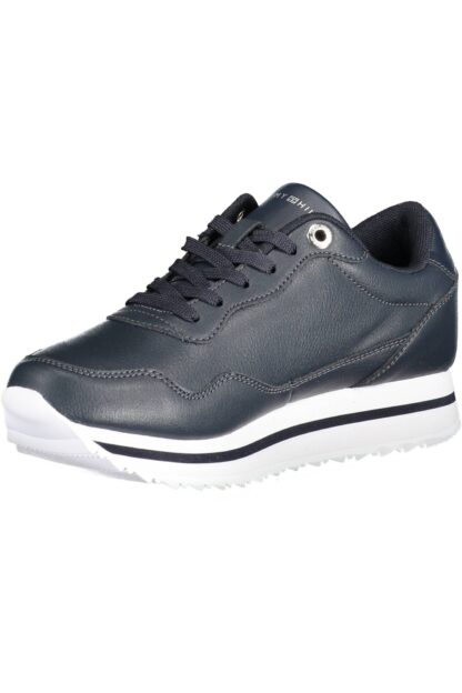 Tommy Hilfiger - Blue Leather Women Sneaker