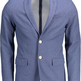 Gant - Blue Cotton Men Jacket