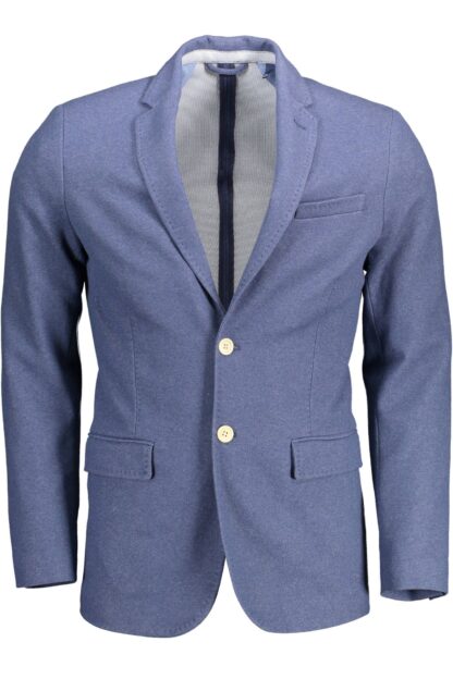 Gant - Blue Polyester Men Jacket