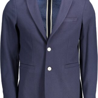 Gant - Blue Linen Men Jacket