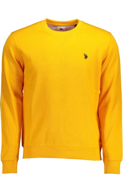 U.S. POLO ASSN. - Orange Cotton Men Sweater