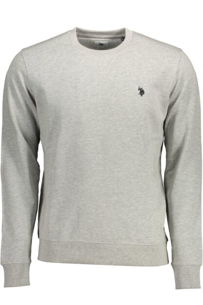 U.S. POLO ASSN. - Gray Cotton Men Sweater