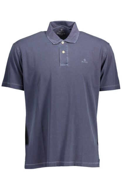 Gant - Blue Cotton Men Polo Shirt