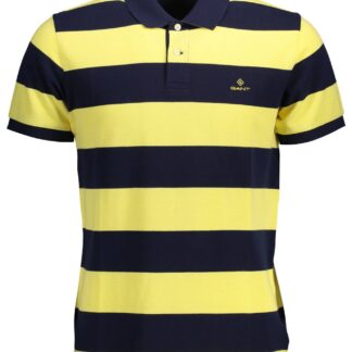 Gant - Yellow Cotton Men Polo Shirt