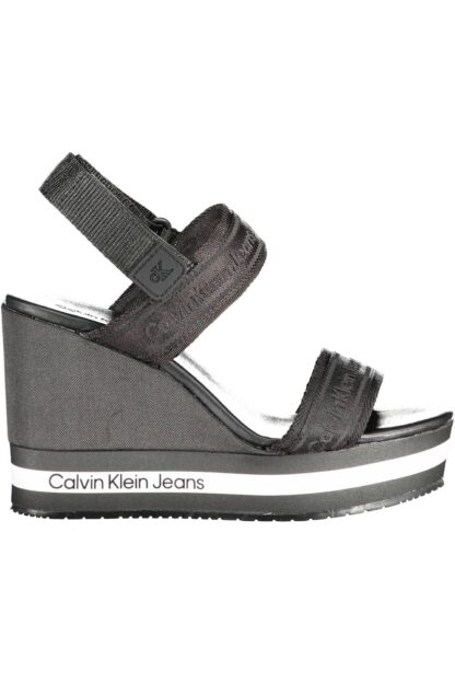 Calvin Klein - Black Polyester Women Sandal