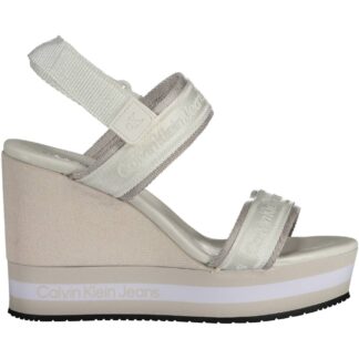 Tommy Hilfiger - Beige Leather Women Sneaker