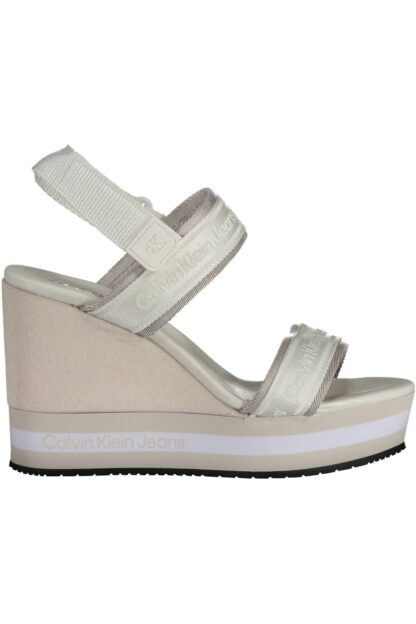 Calvin Klein - White Polyester Women Sandal