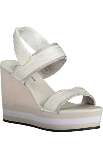 Calvin Klein - White Polyester Women Sandal