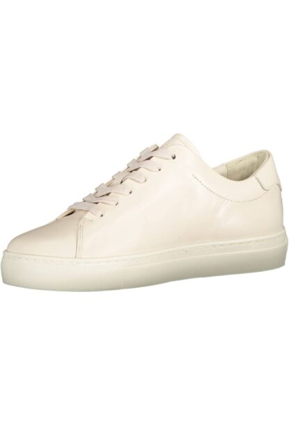 Tommy Hilfiger - Beige Leather Women Sneaker