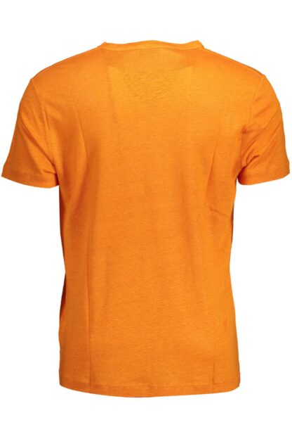 Gant - Orange Linen Men T-Shirt