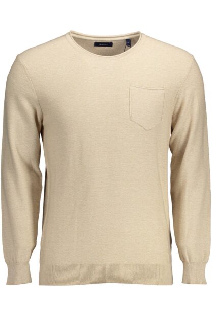 Gant - Beige Cotton Men Sweater