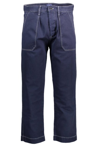 Gant - Blue Cotton Men Trouser