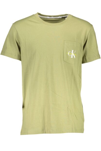 Calvin Klein - Green Cotton Men TShirt