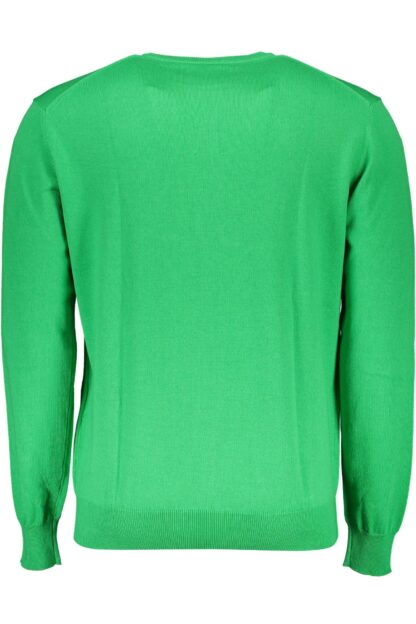 La Martina - Green Cotton Men Sweater