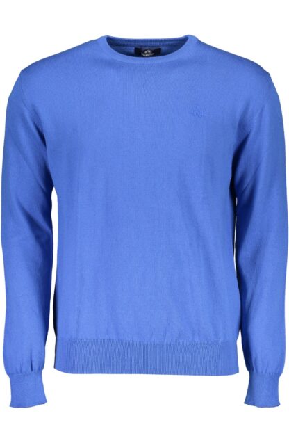 La Martina - Blue Cotton Men Sweater