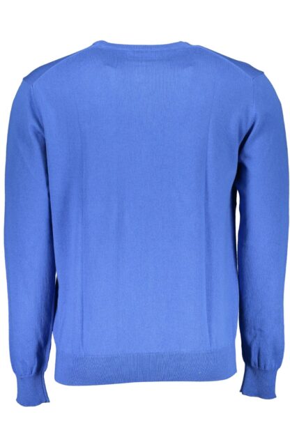 La Martina - Blue Cotton Men Sweater