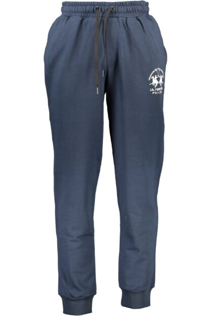 La Martina - Blue Cotton Men Pant