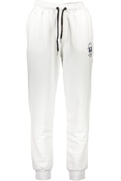 La Martina - White Cotton Men Sports Pant