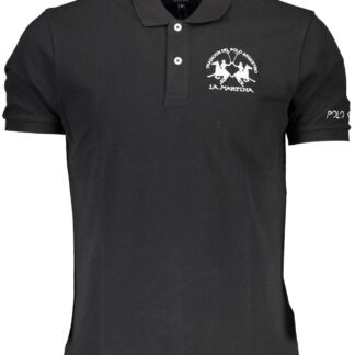 La Martina - White Cotton Men Polo Shirt