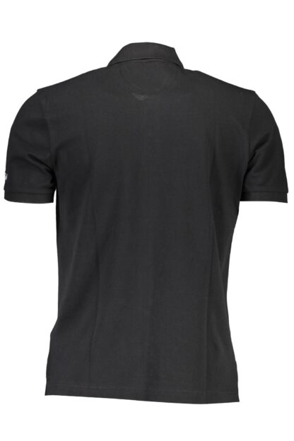 La Martina - Black Cotton Men Polo Shirt