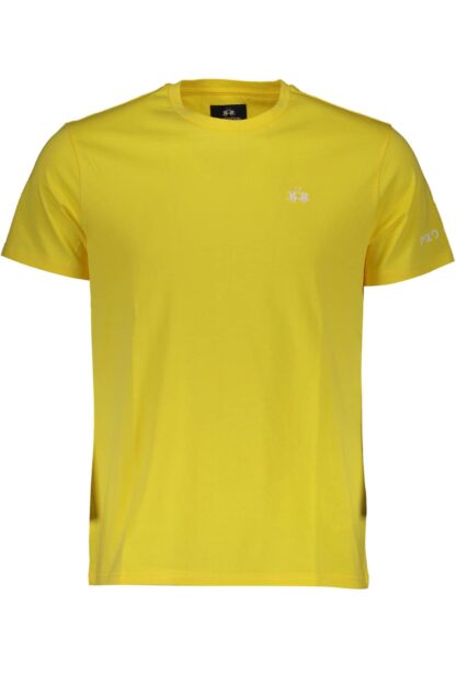 La Martina - Yellow Cotton Men T-Shirt