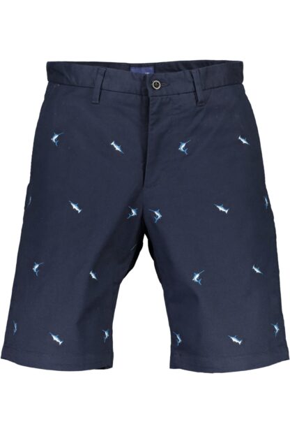 Gant - Blue Cotton Men Bermuda Short