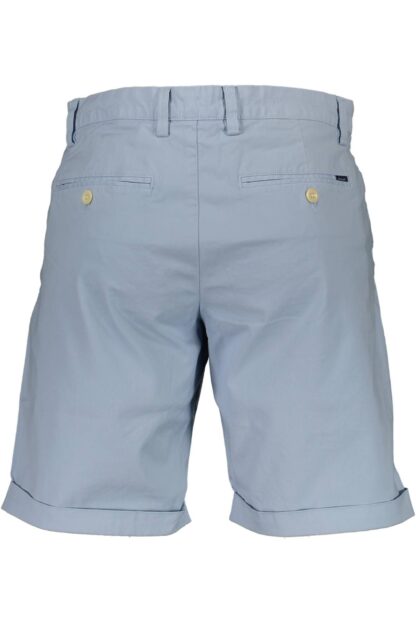 Gant - Light Blue Cotton Men Bermuda Pant