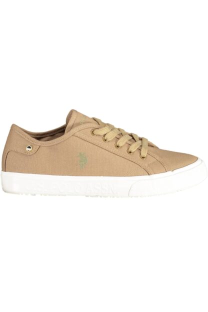 U.S. POLO ASSN. - Brown Polyester Women Sneaker