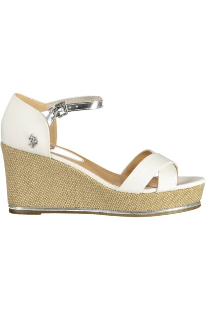 U.S. POLO ASSN. - White Polyester Women Sandal