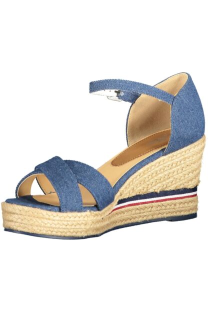 U.S. POLO ASSN. - Blue Polyester Women Sandal