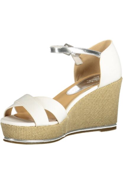 U.S. POLO ASSN. - White Polyester Women Sandal