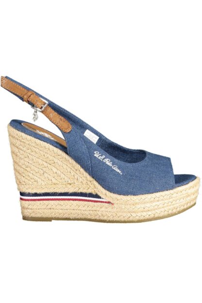 U.S. POLO ASSN. - Blue Cotton Women Sandal