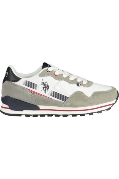 U.S. POLO ASSN. - White Polyester Men Sneaker