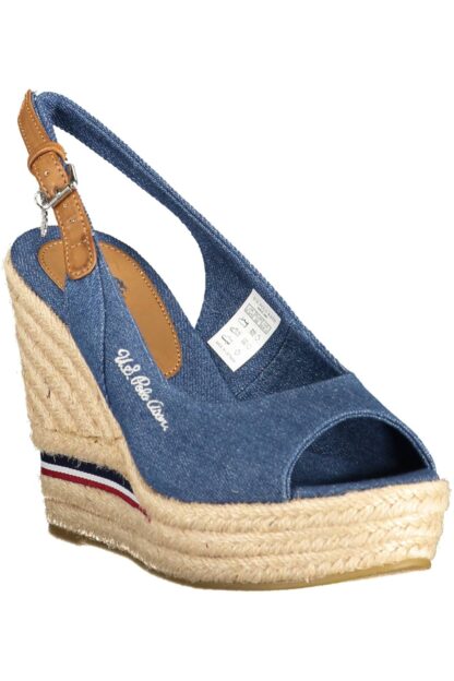 U.S. POLO ASSN. - Blue Cotton Women Sandal